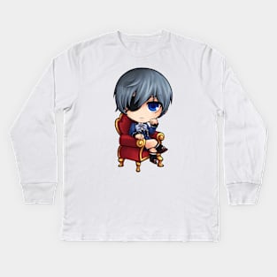 Ciel Phantomhive Kids Long Sleeve T-Shirt